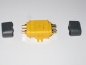 Preview: XT60L Stecker und Buchse mit Goldkontakte und Endkappen 1 Paar