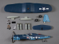 Preview: F4U Corsair blau Mini Warbird PNP 75cm von Derbee