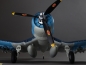 Preview: F4U Corsair blau Mini Warbird PNP 75cm von Derbee