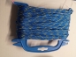Preview: Schleppseil blau auf Haspel für F-Schlepp 25m x Ø 3mm fertig konfektioniert