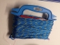 Preview: Schleppseil blau auf Haspel für F-Schlepp 25m x Ø 3mm fertig konfektioniert