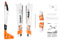 Preview: KAVAN Pulse 2200 V2 orange PNP - schnittiger Elekrosegler für jedermann