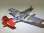 Preview: P-51 Mustang red tail mit elektrischem Einziehfahrwerk Spw. 141cm für Elektro oder Verbrenner