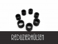 Preview: Reduzierhülsen in Ø 8mm und Ø 10mm verschiedene Durchmesser 10/8 -10/6,5 - 8/6 - 8/5,5 - 8/4 Höhe 6,8mm