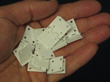 Preview: Kavan Nylon Stiftscharnier 34x16mm  VE=10 Stück