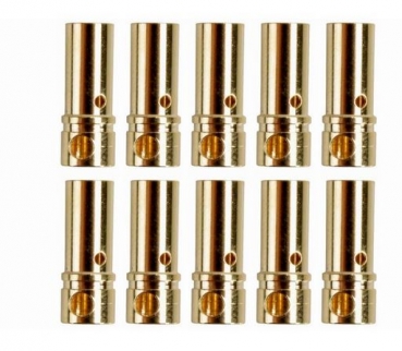 3,5mm Goldkontakt Buchse für Verbindung Motor-Steller VE=10 Stück AM-604-10F