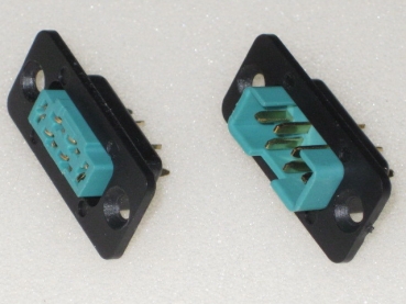 Preview: Einbaurahmen für MPX Stecker kurz, schwarz