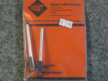 Querruderantrieb schwenkbar Alu-Ausführung KDH Nr.291