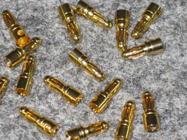 Preview: 3,5mm Goldkontaktstecker Typ L mit Querloch