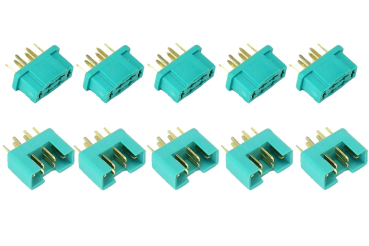 5 Paar MPX Stecker + Buchse Amass AM1016