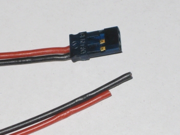 Preview: Empfängerakkuanschlusskabel Graupner/JR 0,5mm² 20cm 59183