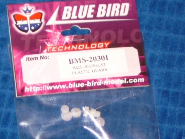 Kunststoffgetriebe für BMS-303 / 3g Servo v. Blue Bird