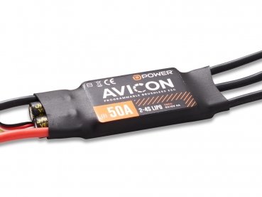 AVICON 50A S-BEC Brushless Regler für 2-4S Lipo