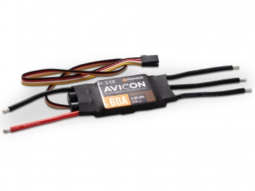Preview: AVICON 60A S-BEC Brushless Regler für 2-6S Lipo