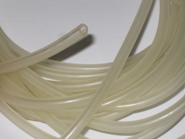Benzinschlauch Ø 6mm x Ø 2,8mm innen flexibel, klar Meterware