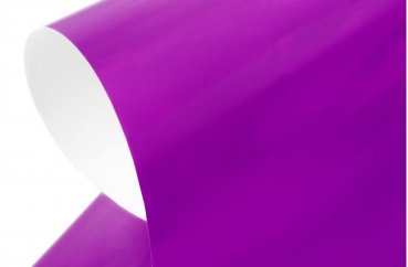 Bügelfolie metallisch violett 2m x 0,64m auf Rolle KAVAN