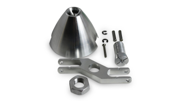 Preview: Ø 45mm Aluspinner für Ø 5mm Welle D-Power DPTSA4550