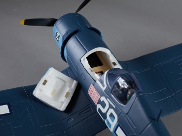 Preview: F4U Corsair blau Mini Warbird PNP 75cm von Derbee
