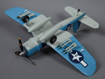 F4U Corsair blau Mini Warbird PNP 75cm von Derbee