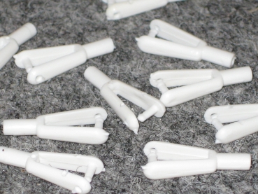 Preview: Kunststoff Gabelkopf M2 weiss von KAVAN KAV50.0125/10