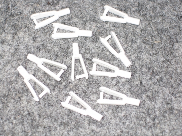 Kunststoff Gabelkopf M2 weiss von KAVAN KAV50.0125/10