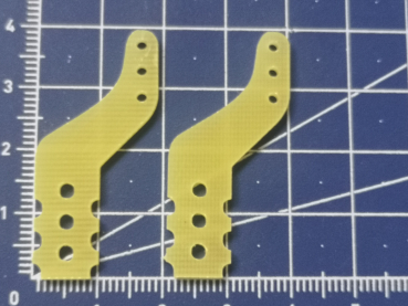 Preview: GfK-CNC Ruderhörner Höhe gesamt ca. 39mm x 2mm RCHobbyshop Typ 5 (1 Paar)
