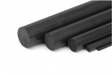 GfK Vollstab Ø 1,2x1000mm schwarz
