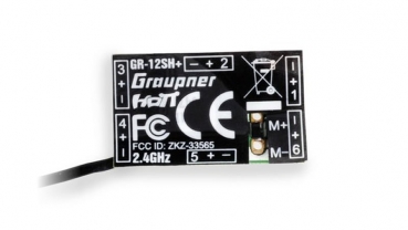 Graupner GR-12SH+ HoTT Empfänger (6-Kanal) 33565