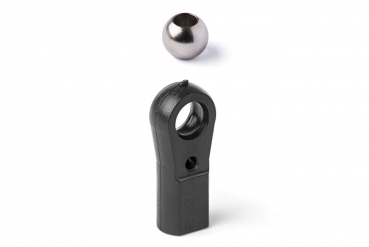 M3 Maxi Kugelgelenk mit Kugel 3mm Bohrung 1 Paar (2 Stück) KAV1404