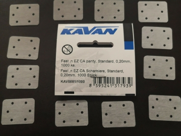 Preview: Fast`n EZ CA-Scharnier 25x20x0,2mm VE=12 Stück KAVAN KAV50.0081