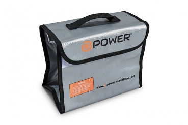 Lipo Schutz Tasche mit Tragegriff Safe Bag für Lipo Akkus 215x115x155mm D-Power DPLT01