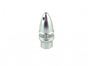 Alumitnehmer mit Spinner und Spannhülse für 4mm Welle und 6mm Aufnahme Prop Yuki 706006