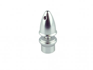 Alumitnehmer mit Spinner Spannhülse für 4mm Welle und 6,35mm Aufnahme Yuki 706007