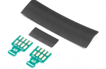 Preview: 8-Pin Lötplatine kompatibel für 8-pol Stecker und Buchse Typ MPX (1 Paar)