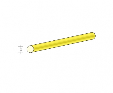 Preview: Stahldraht  Ø 0,3mm x 1000mm Aeronaut 773003
