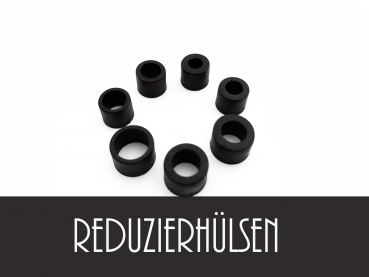 Reduzierhülsen in Ø 8mm und Ø 10mm verschiedene Durchmesser 10/8 -10/6,5 - 8/6 - 8/5,5 - 8/4 Höhe 6,8mm