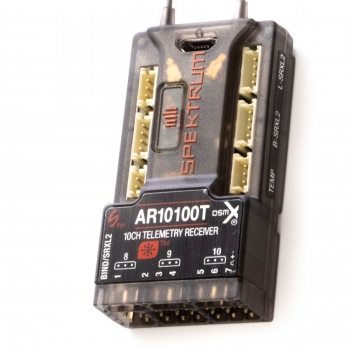 Preview: AR10100T DSMX 10-Channel Telemetry Receiver 10 Kanal Telemetrie Empfänger spektrum SPMAR10100T