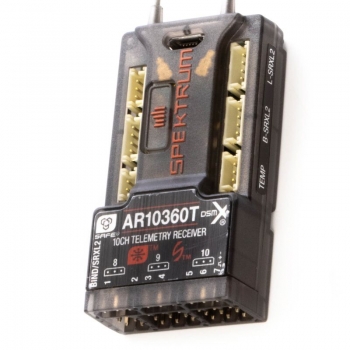 Preview: AR10360T DSMX 10-Channel AS3X & SAFE Telemetry Receiver