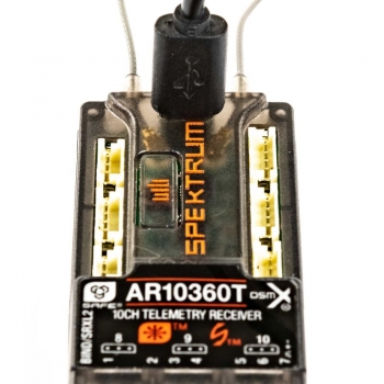 Preview: AR10360T DSMX 10-Channel AS3X & SAFE Telemetry Receiver
