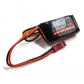Spektrum 300mAh 3S 11.1v 30C LiPo Battery: JST Connector SPMX3003SJ30
