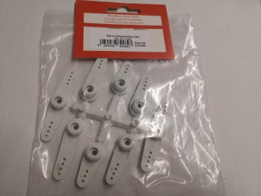 Preview: Servo Steuerhebel Set JR/Fut. 25Z Zähne weiss REM Etter 30266