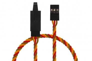 Servoverlängerungskabel verdrillt 30cm lang PVC 0,25qmm Kavan