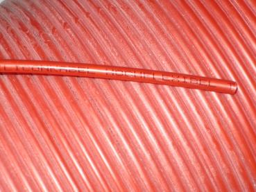 Preview: Silikon Einzellitze 4,0 mm² rot elastisch und geschmeidig Typ "NEG"