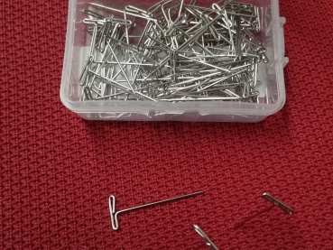 Preview: T-Pins Stecknadeln für Modellbau und Handwerk Länge 32mm VE=100 Stück