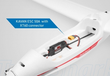 Preview: Twinshark 340TS EPO Scale Elektrosegler mit BL Antrieb und Servos Spw.2700mm