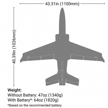 Viper 70mm EDF Jet BNF Basic with AS3X and SAFE Select E-flite EFL077500