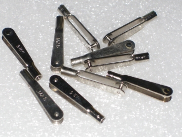 10 Stück Gabelkopf M2.5