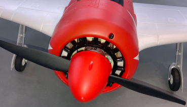 AMXFlight YAK-11 rot weiss EPO für 6S Lipo  PNP Spw.145cm