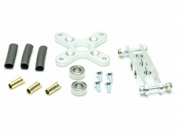 Preview: Boost 40LS BL AL (890KV) mit langer Welle Ø 5mm für FES Antriebe bis 3000g Fluggewicht Pichler C15034