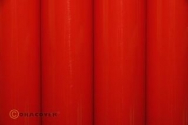 Oracover Bügelfolie hellrot 0,6m x 10m Rolle Meter 21-022-010